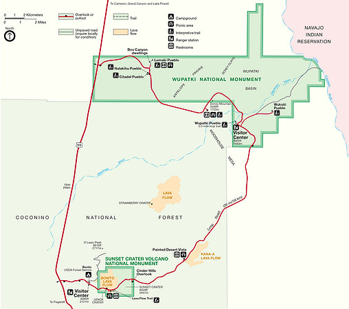 Wupatki Map