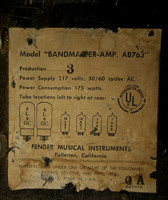 1966 Bandmaster Blackface