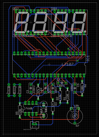 AC Voltmeter Rough Board Layout_