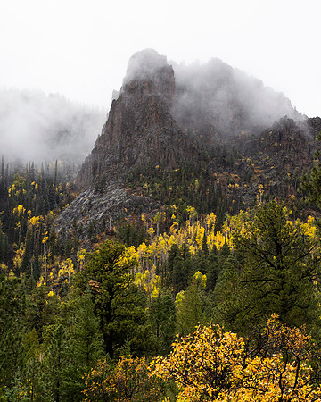 Chuska Mountain in the Mist