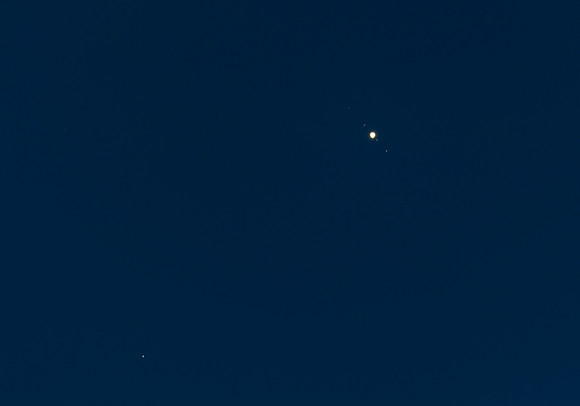 Jupiter and 4 Moons