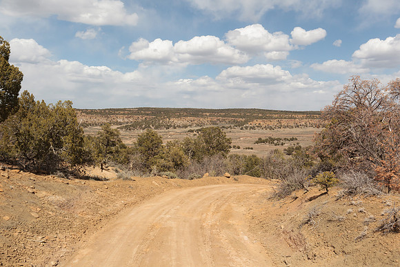 Road from Wild Horse Compressor Station