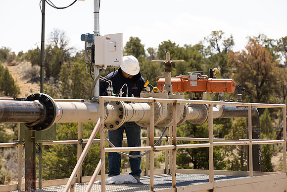 SCADA Tech working at Trunk N