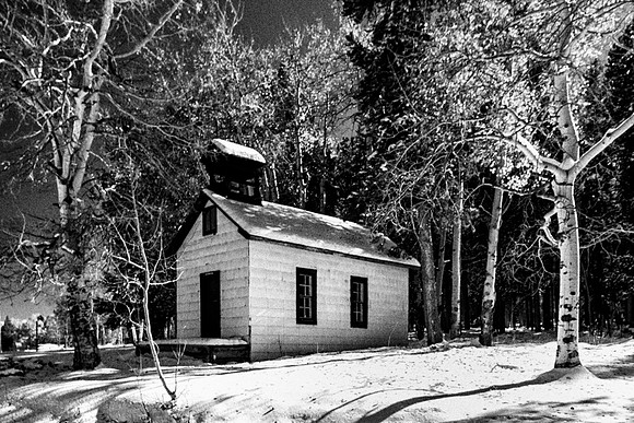 B&W La Veta Pass Church_MLL5032 October 17, 2013