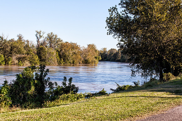 Colorado River Front St at Jackson Columbus 30.89 FT IMG_5543 November 02, 2013 17-10-44