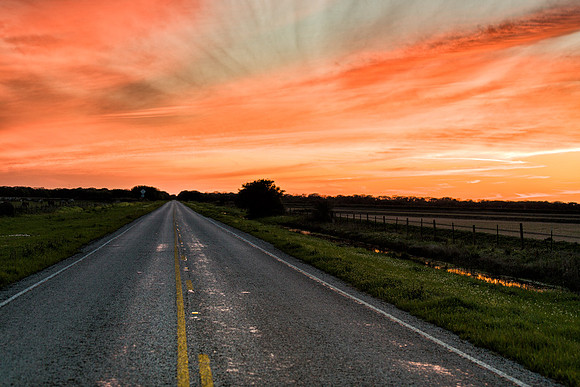 Open Road Sunset MLL_0327 March 29, 2014 c March 29, 2014