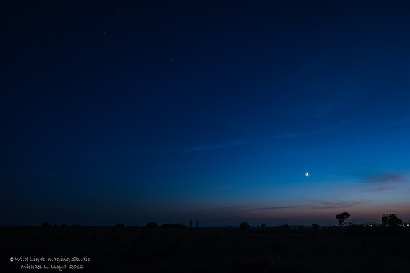 Coma Bernices and Waxing Crescent Moon_MG_0691